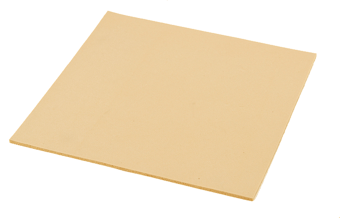 plaques caoutchouc naturel cellulaire beige